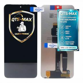QTS-Max Modelos universales: HW X8A/HONOR 90 LITE Display: HD+ Brillo: 500+  Tamaño: 6.70  Resolución: 720×1680